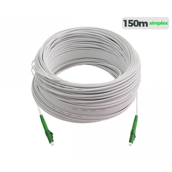 UltraLAN Pre-Terminated Drop Cable (LC/APC) Simplex - 150m White
